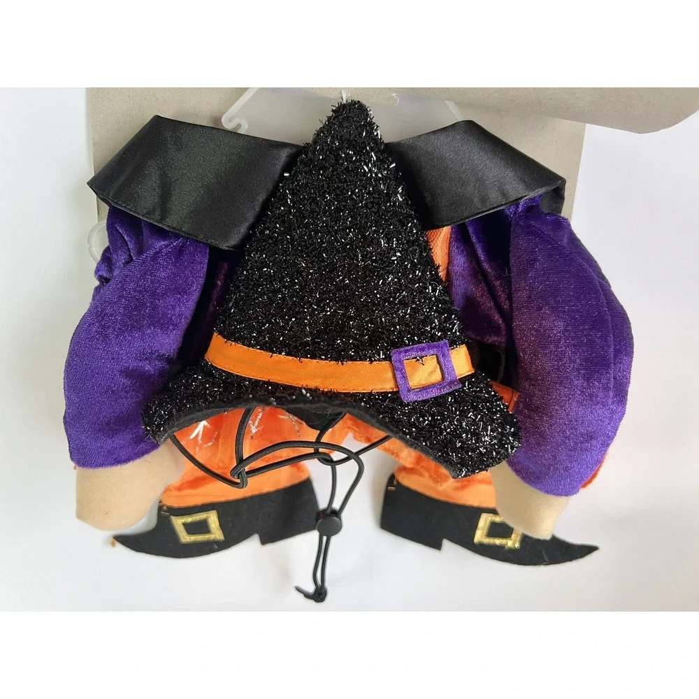 Way To Celebrate Halloween Witch Costume Small Teal Dog Harness Lot